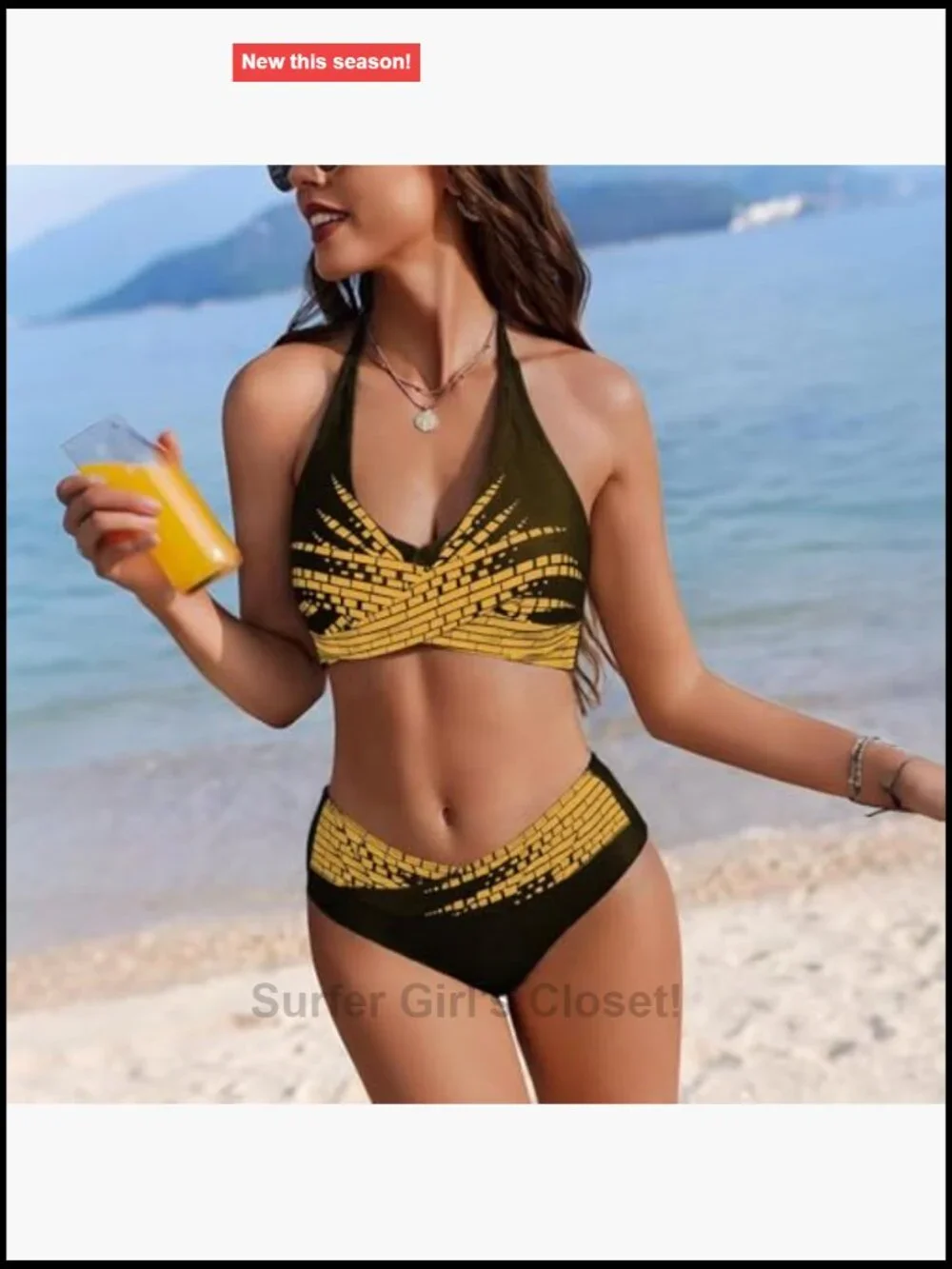 Tummy Control High Waisted Tie-Dye Monokini One Piece Swimsuit